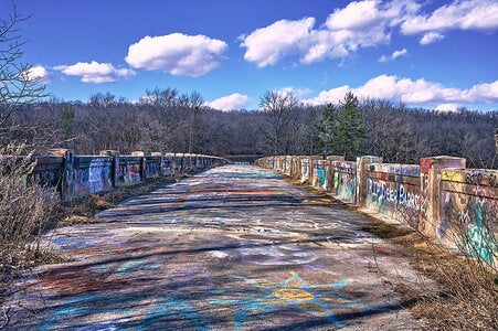 Bridges - Spillway Lake Ontelaunee and Graffiti Bridge X100V